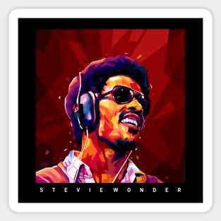 Stevie Wonder Sticker